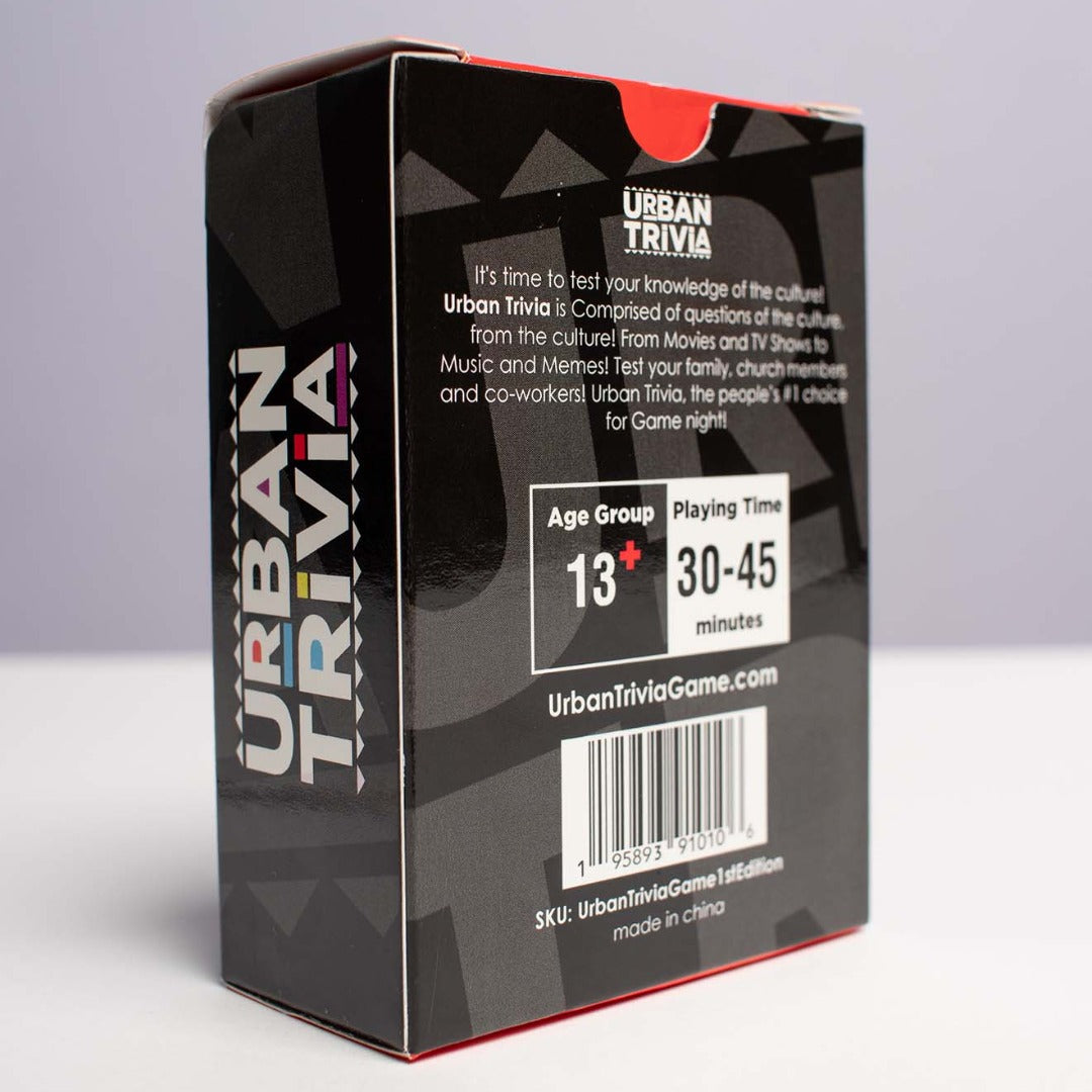 1st Edition Urban Trivia Game