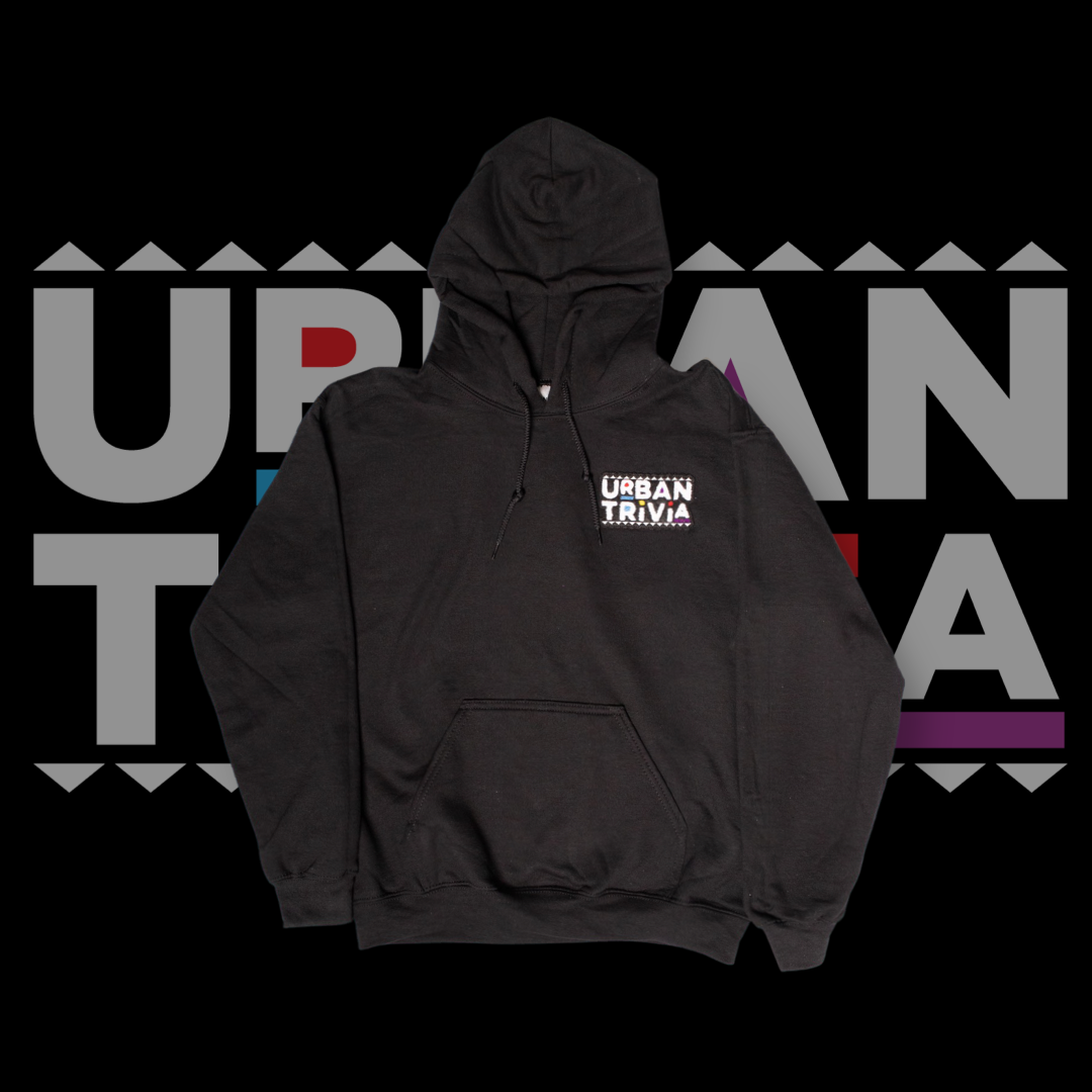 Logo Badge Hoodie - Black