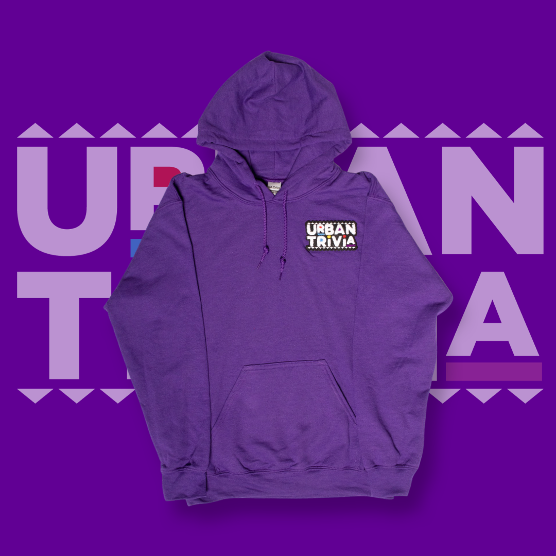 Logo Badge Hoodie - Purple