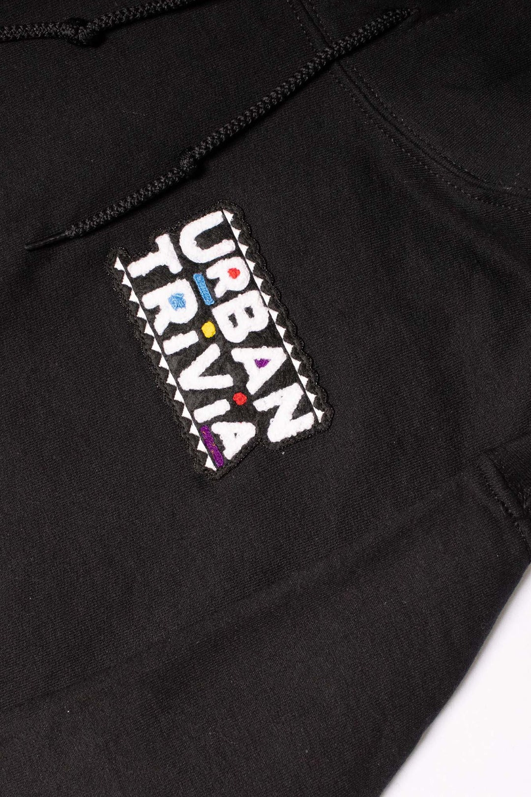 Logo Badge Hoodie - Black