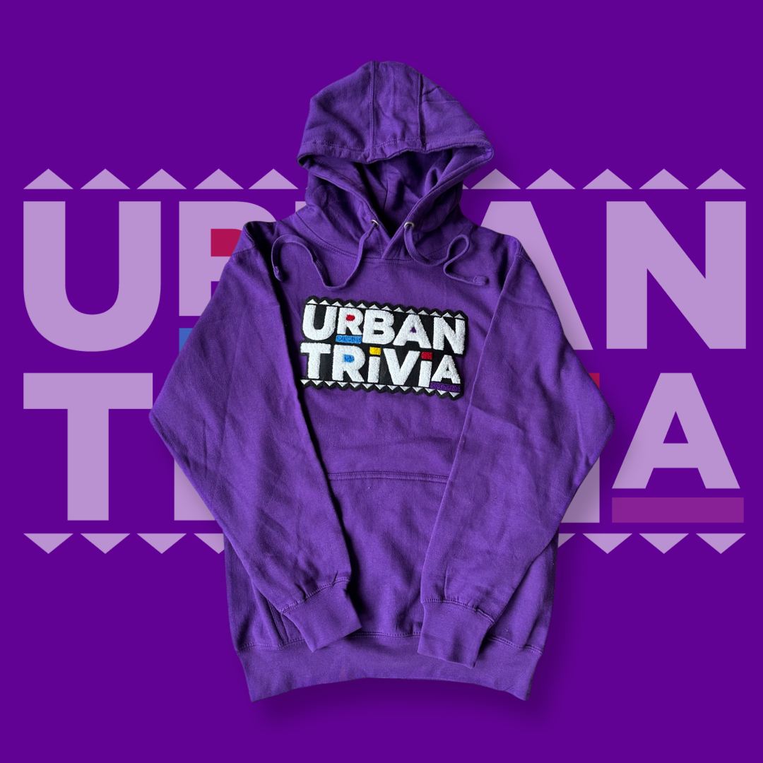 Urban Trivia Big Logo Hoodie - Purple