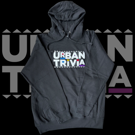 Urban Trivia Big Logo Hoodie - Black