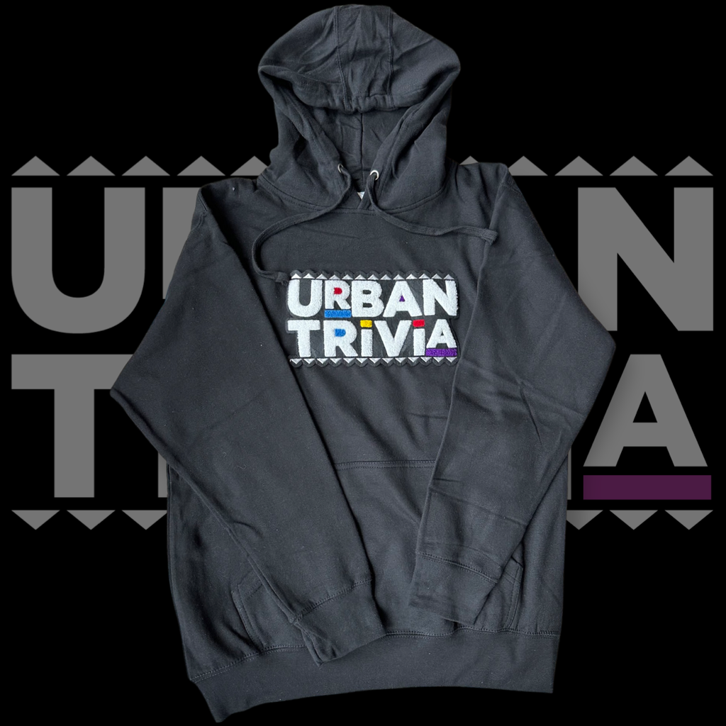 Urban Trivia Big Logo Hoodie - Black