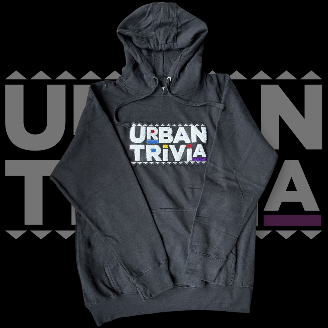 Urban Trivia Big Logo Hoodie - Black