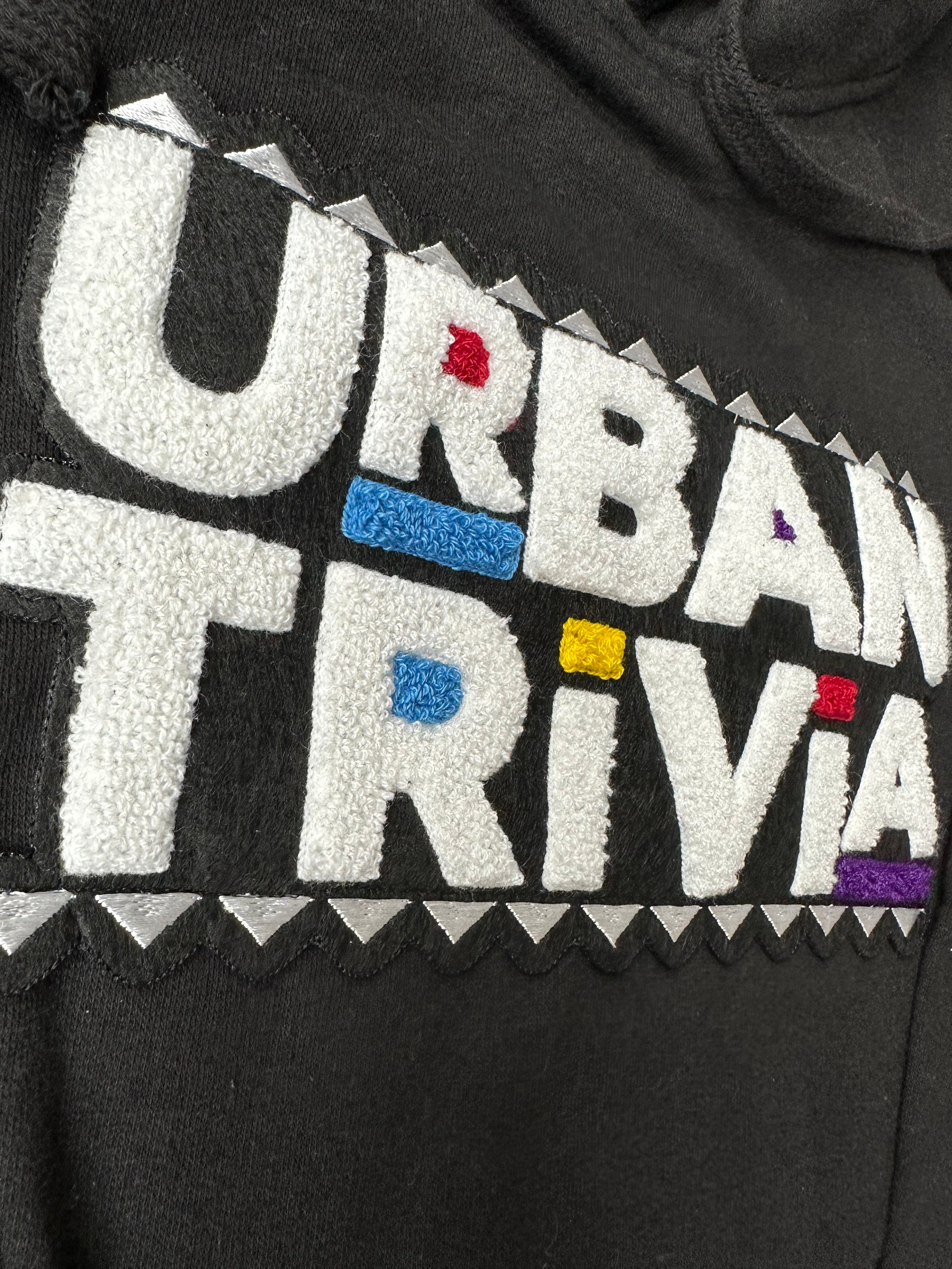 Urban Trivia Big Logo Hoodie - Black