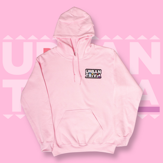 Logo Badge Hoodie - Pink